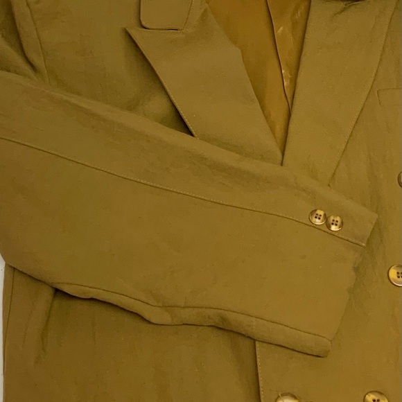 Vintage 80’s Touch USA Brown Double Breast Sport Coat Size Large - Picture 4 of 7